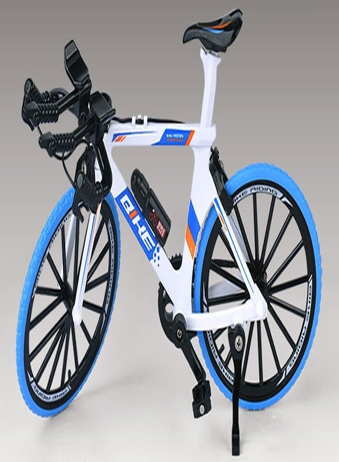 TOYSTODAY دراجة سباق مصغرة مصنوعة من سبيكة معدنية مصبوبة، نموذج بمقياس 1:8 | دراجة رياضية معدنية قابلة للتجميع مع أجزاء متحركة | لعبة دراجة مصغرة للأطفال وهواة الجمع (متعددة) - Image 2